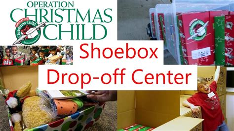 Shoebox Drop-off Center for Operation Christmas Child - YouTube