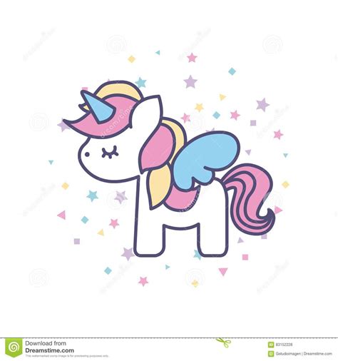 Dibujos Kawaii de unicornios para pintar - Fotos de amor & Imagenes de amor