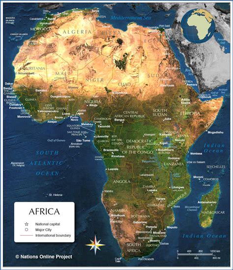 Full Map Of Africa Continent - Dulcea Konstance