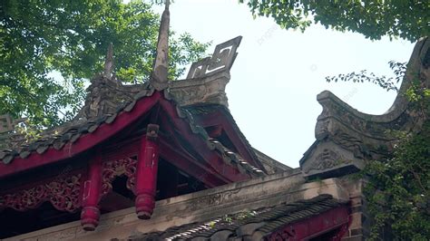 Ancient Building Eaves Background, Ancient Building, Eaves, Humanities ...