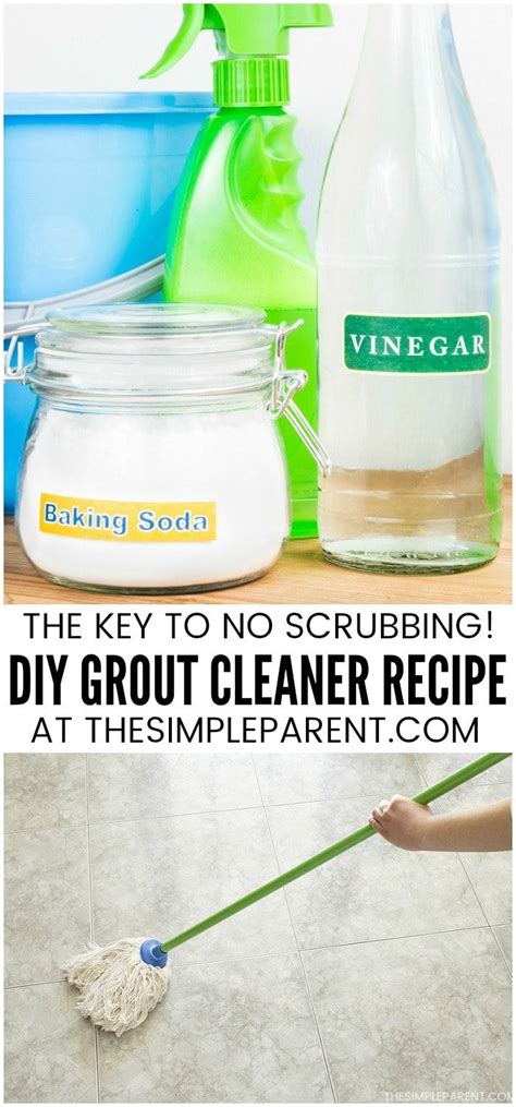 How to Clean Grout with Vinegar and Baking Soda - Cleaning grout on ...