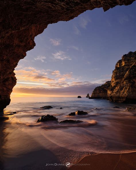 Sunrise at Praia da Dona Ana #1 | Beautiful Irish Landscape Photographs ...