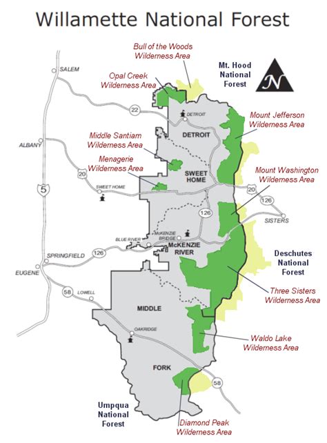 Northwest Hiker presents Hiking in the Willamette National Forest of Oregon