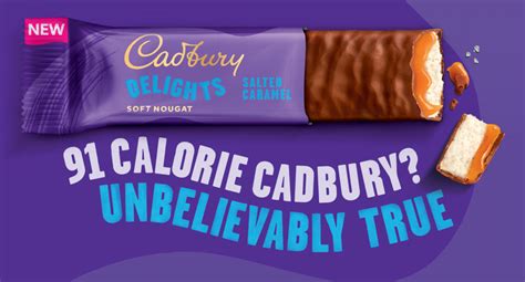 Cadbury chocolate new low-calorie range