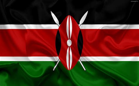 Download wallpapers Kenyan flag, Africa, Kenya, national symbols, flag ...