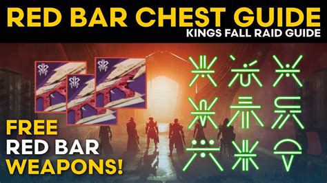 ALL SYMBOL LOCATIONS - FREE RED BAR WEAPONS - RED BAR CHEST - Kings ...