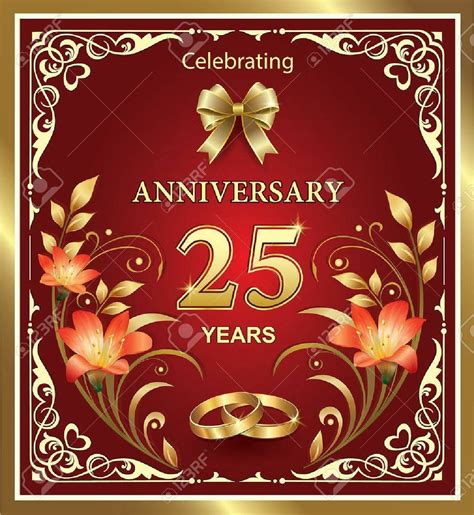 Pin by anju shah on Anniversary | Happy 25th anniversary, 25th ...