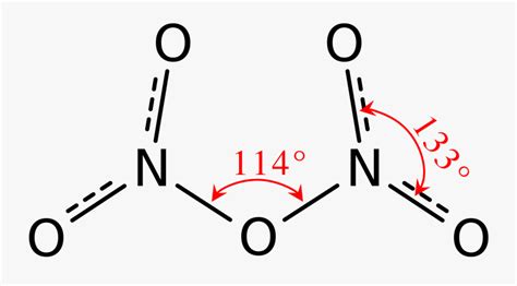 Clip Art Formula For Dinitrogen Pentoxide - Structure Of Nitrogen ...