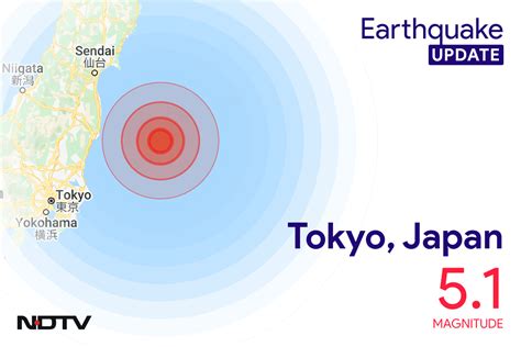 Earthquake With Magnitude 5.1 Strikes Near Tokyo In Japan