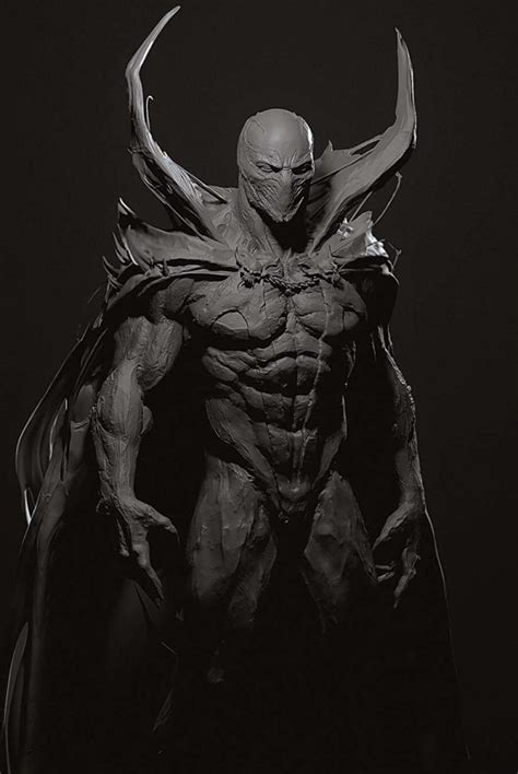 Spawn Fan Art, 3D Sculpture – Vertex Mode