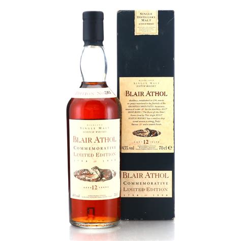 Blair Athol 12 Year Old Flora and Fauna Commemorative Limited Edition ...