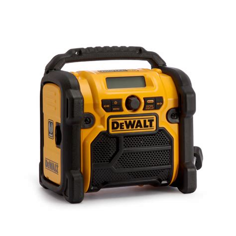 Dewalt DCR020 XR Compact Digital DAB Radio (10.8V,14.4V,18V Compatible ...