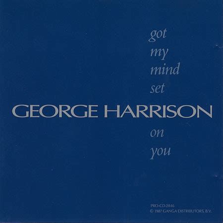 George Harrison - Got My Mind Set On You (1987, CD) | Discogs