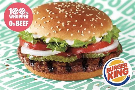 Burger King Unveils Meat-Free "Impossible Whopper" That Looks & Tastes ...