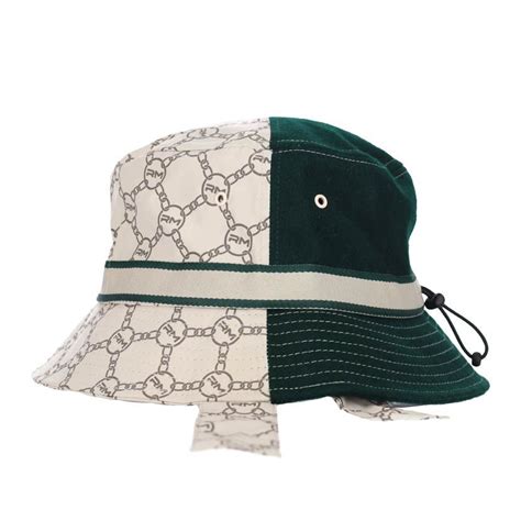 ROSSIMODA - Catena Unisex Bottle Green/Beige Bucket Hat | Buy Online in ...