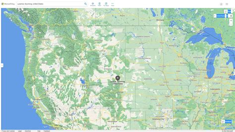 Laramie, Wyoming Map