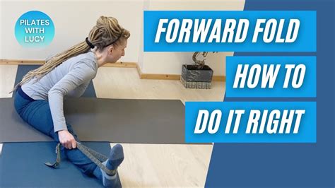 Seated Wide Forward Fold ~ How To Do It Right - YouTube