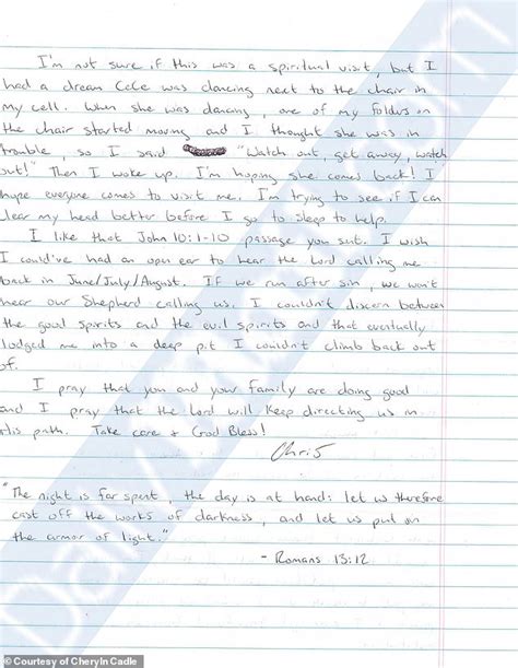 Book reveals Chris Watts's letter confessing how he killed his family ...