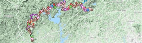 Foothills Trail Interactive Map - Visit Oconee South Carolina