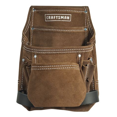 Craftsman 10 Pocket Suede Nail and Tool Pouch