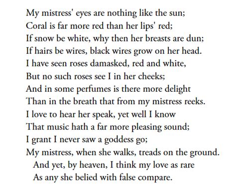 Analysis of 'Sonnet 130' by William Shakespeare - Owlcation