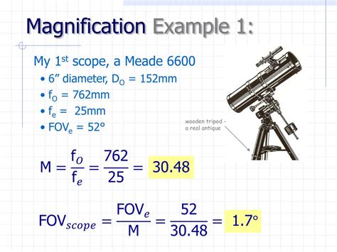 PPT - Telescope Equations PowerPoint Presentation, free download - ID ...