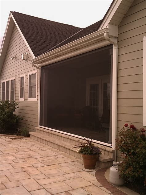 Motorized Retractable Screens For Patios, Porches, Garages