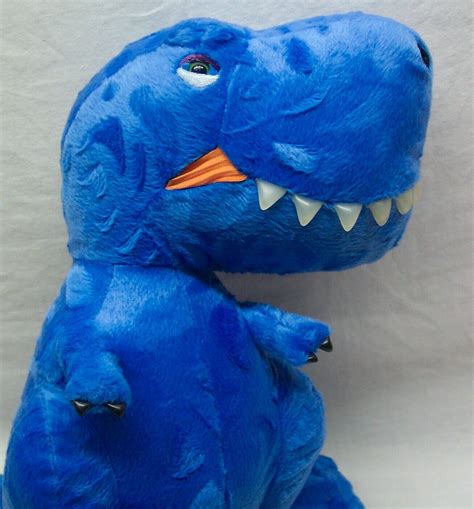 Manhattan Toy BLUE T-REX TYRANNOSAURUS DINOSAUR 10" Plush STUFFED ...