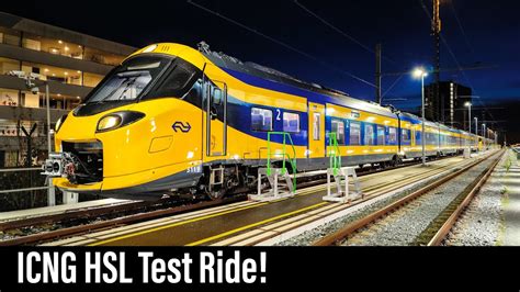 Train Cab Ride NL / ICNG HSL Test Ride! / Watergraafsmeer - Amsterdam ...