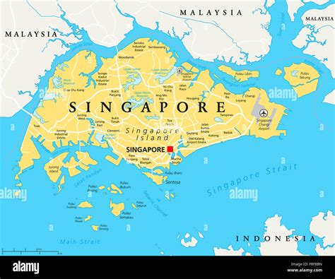 Singapore Capital Map