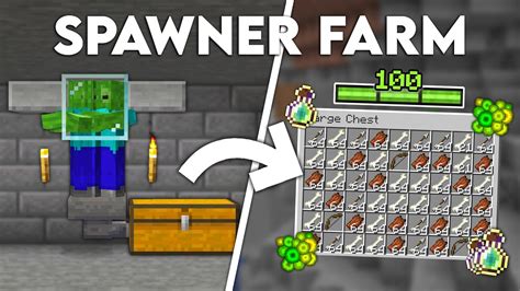 Minecraft Easy Zombie & Skeleton Mob Spawner XP Farm | Tutorial 1.21 ...