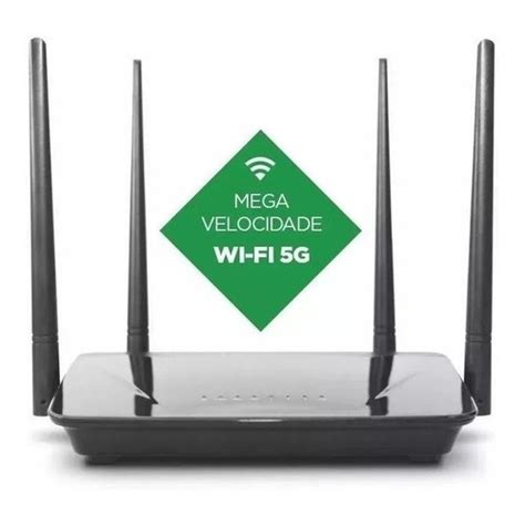 Roteador Wi-fi Alta Potência 4 Antenas 5dbi Dual 5g 2g Band | Shopee Brasil