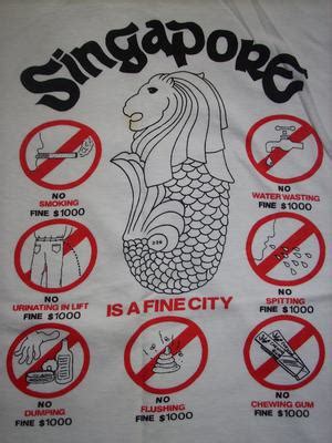 Examples of weird laws in Singapore