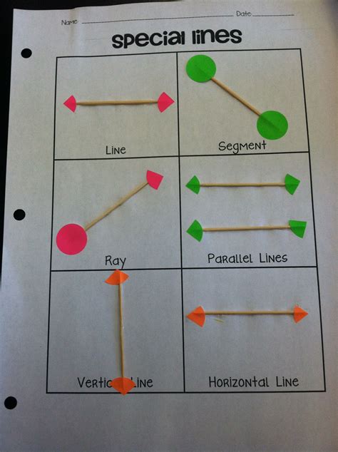 Line Segment Worksheets