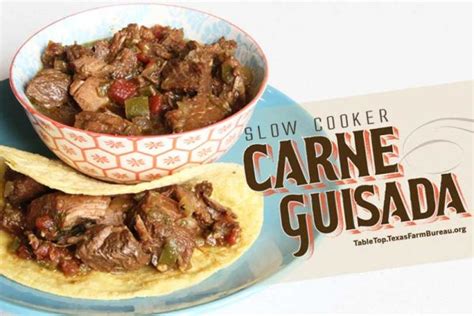 Slow Cooker Carne Guisada – Texas Farm Bureau – Table Top