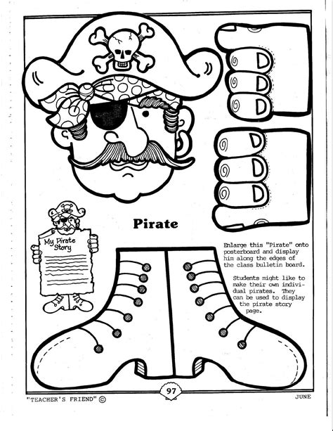 Free Printable Pirate Crafts Web All Good Pirate Captains Need A Crew ...