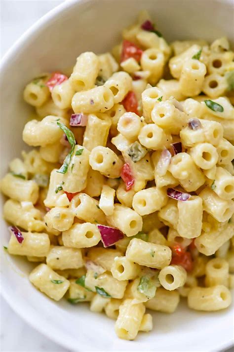 Old Fashion Macaroni Salad - Diary