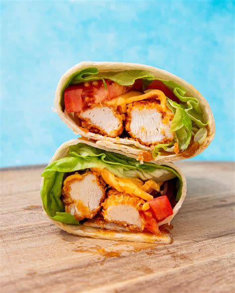 The BEST Crispy Chicken Wrap – Beat The Budget