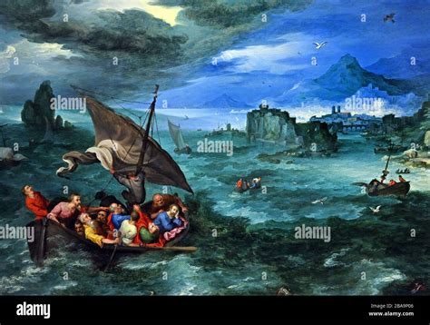 The Storm On The Sea Of Galilee Painting