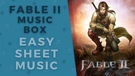 FABLE II - Music Box EASY sheet music and TAB - YouTube