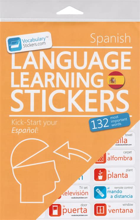 🇪🇸 Spanish Language Stickers – VocabularyStickers™