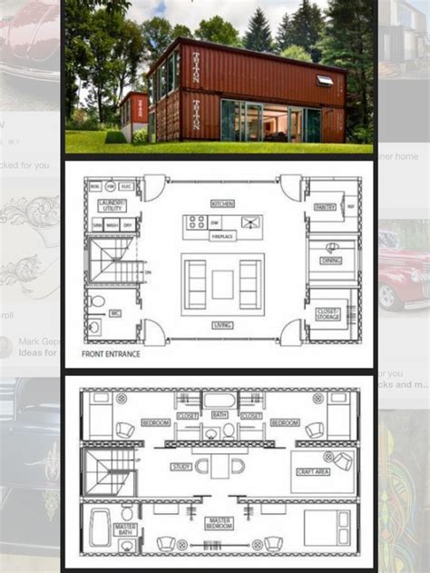 Container home - 6 container floorplan. #shippingcontainer #floorplan ...