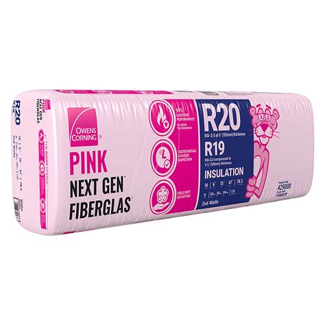 Owens Corning Next Gen R20 Fibreglass Insulation - 15" x 48" Batts / 7 ...