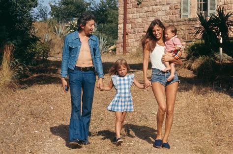 Serge Gainsbourg and Jane Birkin with their daughter, Charlotte, and ...