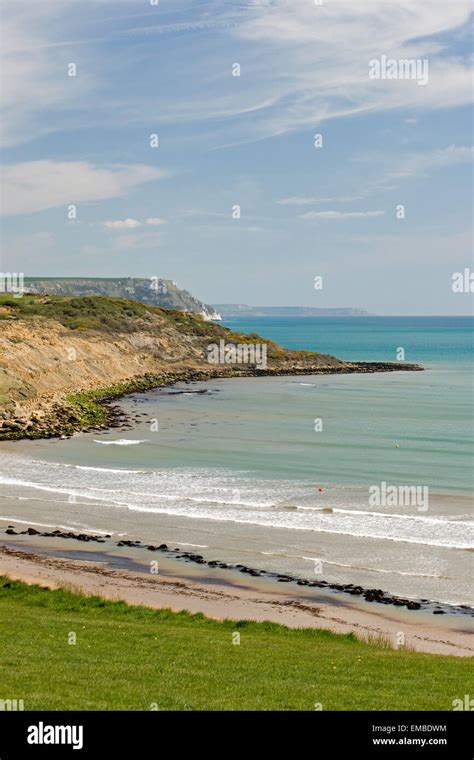 A view of the Jurassic coast at Bowleaze cove near Weymouth,Dorset,uk ...