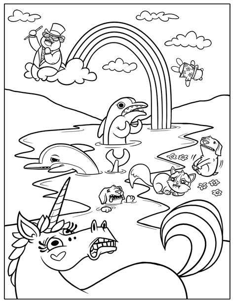 Rainbow magic coloring pages to download and print for free