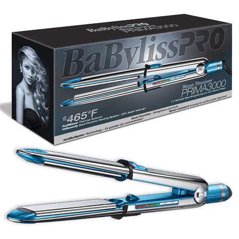 BaBylissPRO - BaByliss PRO Nano Titanium Prima 3000 Ionic Straightener ...