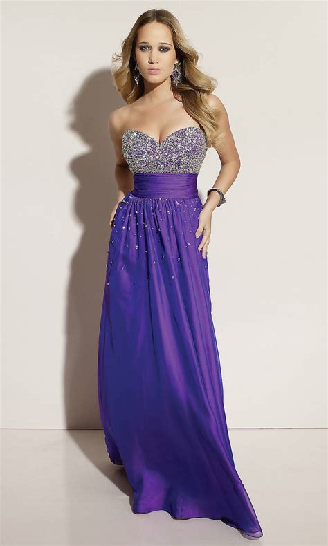 Wedding Reception Dresses: Gorgeous Purple Wedding Reception Dress For ...