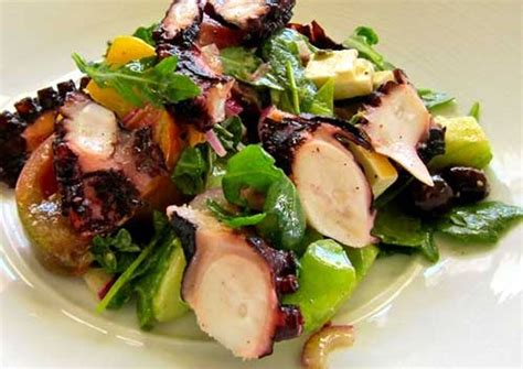 Grilled Octopus Salad Recipe by John Edward - Cookpad