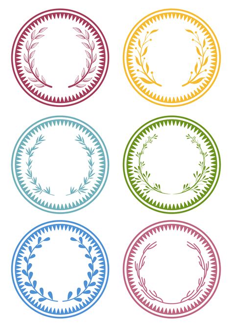 Printable Round Sticker Labels